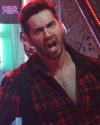 Varun Dhawan durong the promotion of 'Badlapur' on the sets of CID