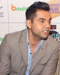 Abhay Deol at a press conference to promote Bindass shows 'Halla Bol' and 'Change Aayega Hum Laayenge'