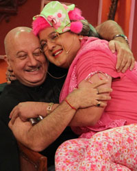 Anupam Kher and Ali Asgar