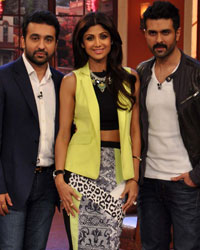 Raj Kundra, Shilpa Shetty and Harman Baweja