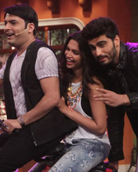 KApil Sharma, Deepika Padukone and Arjun Kapoor