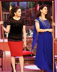 Madhuri Dixit, Kapil Sharma, Juhi Chawla and Upasana Singh