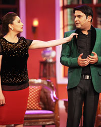 Madhuri Dixit, Kapil Sharma and Juhi Chawla