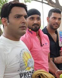 Kapil Sharma, Harbhajan Singh and Yuvraj Singh