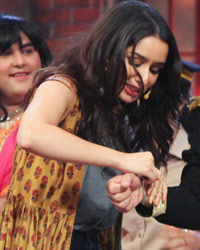 Shraddha Kapoor and Sudesh LEhri