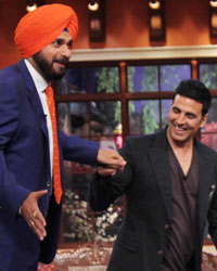 Navjot Singh Sidhu, Akshay Kumar and Kapil Sharma