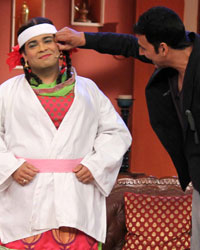 Kiku Sharda and Akshay Kumar