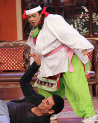 Akshay Kumar and Kiku Sharda