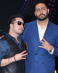 Mika Singh and Abhishek Bachchan