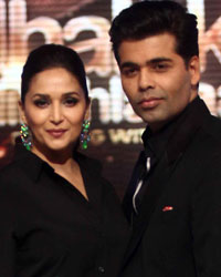 Remo D'Souza, Madhuri Dixit and Karan Johar