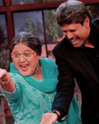 Ali Asgar and Kapil Dev