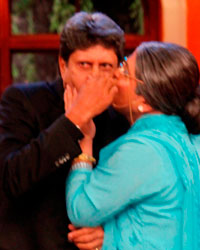 Ali Asgar and Kapil Dev