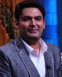 Kapil Sharma on the sets of Anupam Kher's show 'Kuch Bhi Ho Sakta Hai' at Yash Raj Studios