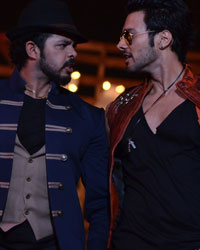 S Sreeshanth and Rajniesh Duggal performing at Khatron Ke Khiladi season 5 Darr Ka Blockbuster Finale Shoot