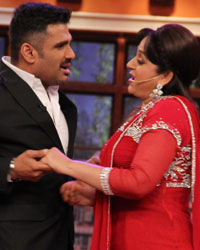 Sunil Shetty and Upasana Singh