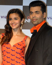 Alia Bhatt and Karan Johar