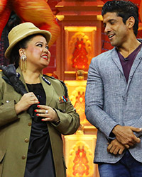 Bharti Singh and Farhan Akhtar