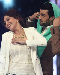 Madhuri Dixit and Manish Paul