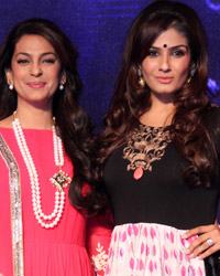 Juhi Chawla and Raveena Tandon