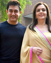 Aamir Khan, Neeta Ambani and Kiran Rao