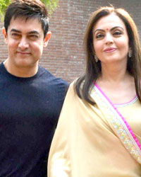 Aamir Khan, Neeta Ambani and Kiran Rao