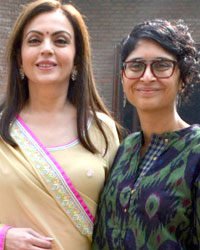 Aamir Khan, Neeta Ambani and Kiran Rao