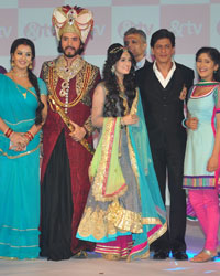 Shah Rukh Khan during the launch of new Hindi entertainment channel, and TV in Mumbai