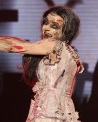 Sanaya Irani dressed as Zombie for her act