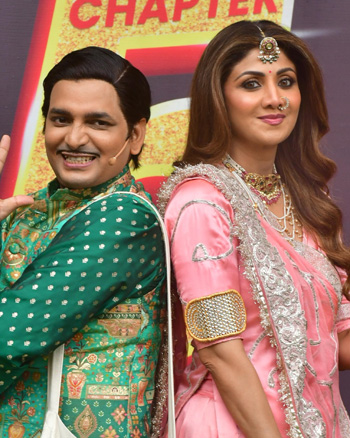 Paritosh Tripathi and Shilpa Shetty