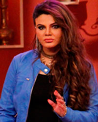 Rakhi Sawant on the sets of CNWK