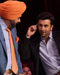 Navjot Singh Sidhu and Ranbir Kapoor