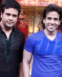 Chunkey Pandey, Krishna, Tusshar Kapoor and Sunil Grover