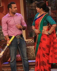 Virender Sehwag and Upasana Singh