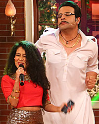 Neha Kakkar and Krishna Abhishek