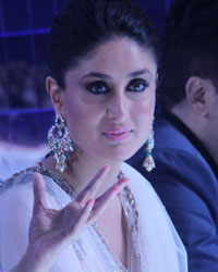 Madhru Dixi, Kareena Kapoor and Karan Johar