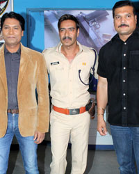 Aditya Srivastava, Ajay Devgn and Daya Shetty