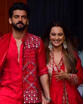 Zaheer Iqbal and Sonakshi Sinha