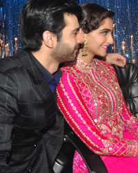 Fawad Kha, Sonam Kapoor and Karan Johar