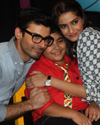 Sonam Kapoor and Fawad Khan with Sadhil Kapoor