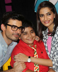 Sonam Kapoor and Fawad Khan with Sadhil Kapoor