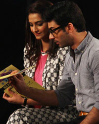 Sonam Kapoor and Fawad Khan with Sadhil Kapoor