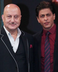 Anupam Kher and Shah Rukh Khan