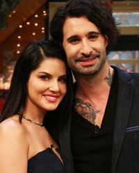 Sunny Leone and Daniel Weber