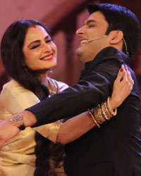 Rekha and Kapil Sharma