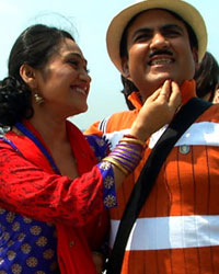 Disha Wakani and Dilip Joshi