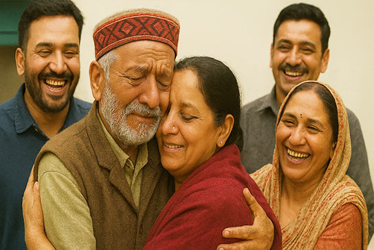 Himachal Man Who Lost His Memory Reunited With Family After 45 years
