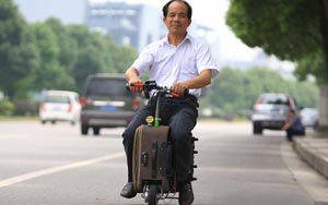 Take a ride on your suitcase and honk your way through!