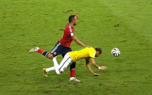 FIFA to investigate Zuniga's tackle on Neymar