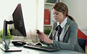 Smartphone breaks boost productivity