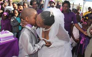 9-year-old boy marries 62-year-old woman